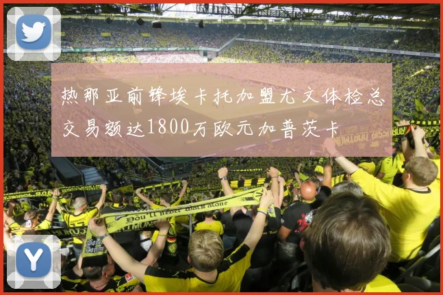 热那亚前锋埃卡托加盟尤文体检总交易额达1800万欧元加普茨卡